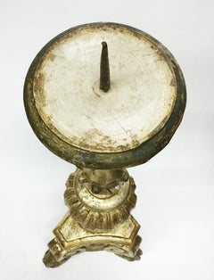 Portacandele in stile barocco del XIX secolo