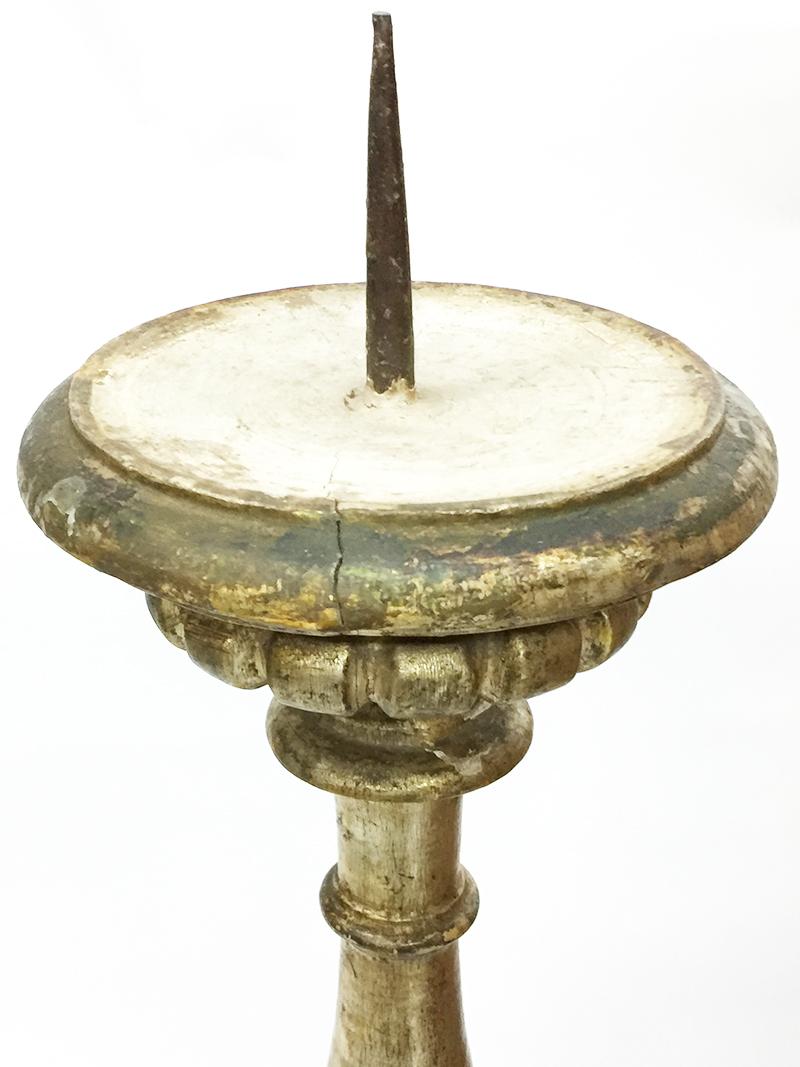 19th Century Baroque Style Candle holder Stand For Sale 2