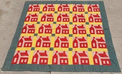 19th C Berks County Pennsylvania School House Quilt