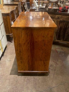 19th c. Biedermeier Black Walnut Chest