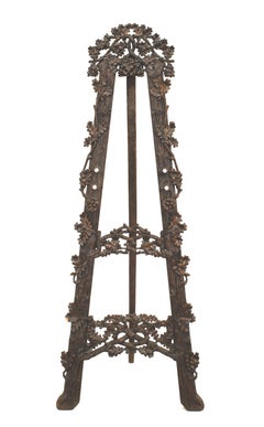 Rustic Black Forest Floral Easel