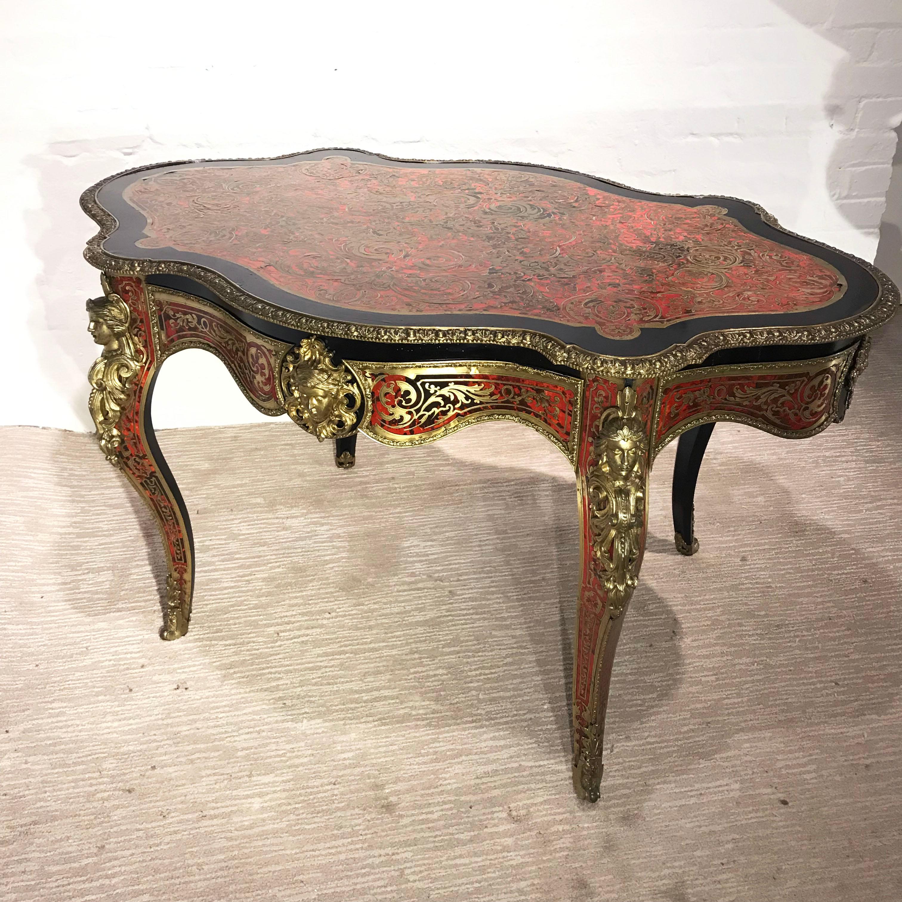 19th Century Boulle Shaped Centre Table 7
