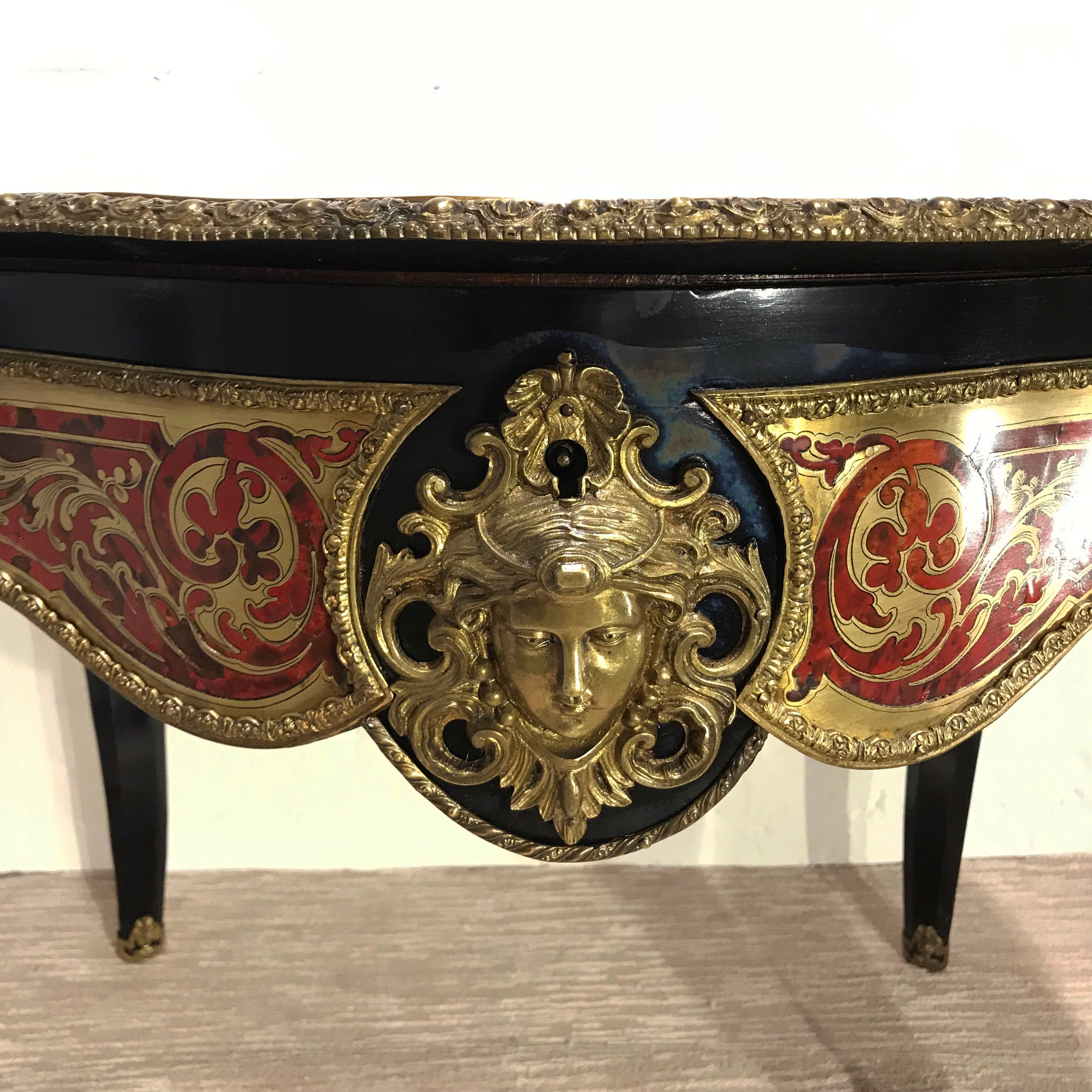 19th Century Boulle Shaped Centre Table 1