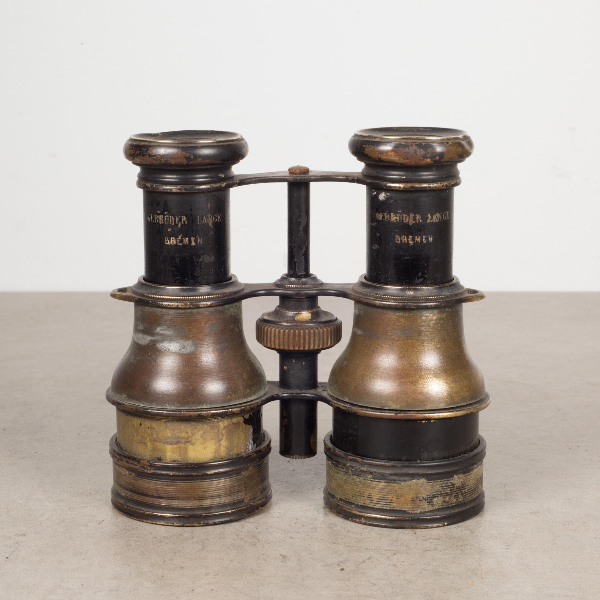 Industrial 19th c. Brass Binoculars c.1880s