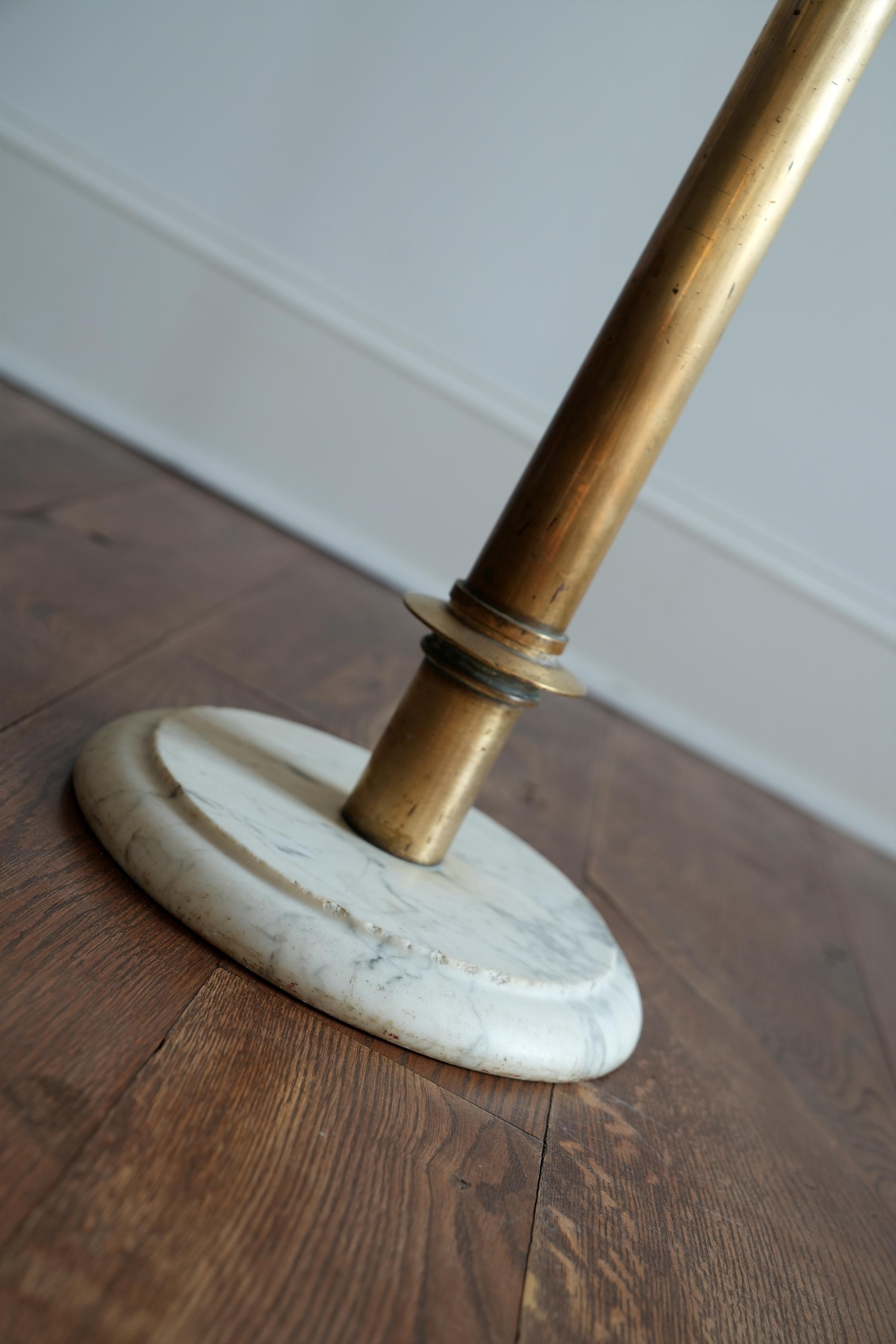 19th C Bronze and Marble Pedestal  1