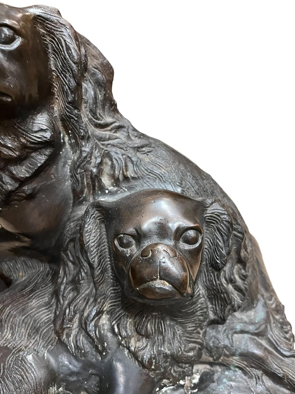 Autre Cavalier King Charles Spaniels du 19ème siècle par C. Valton en vente