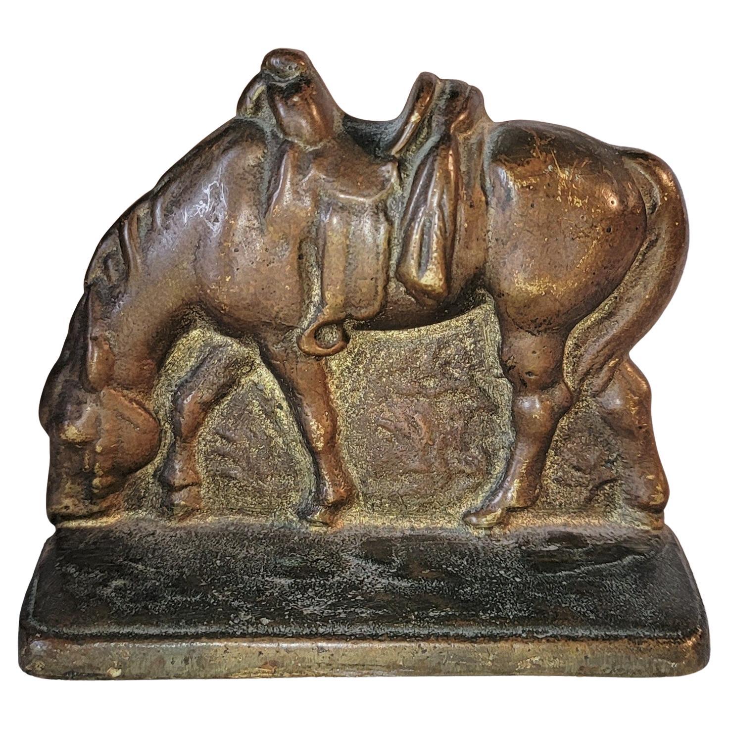 vintage horse bookends