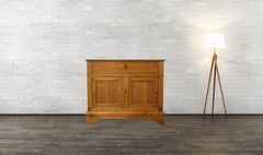 Buffet secrétaire du 19e siècle, Escritoire Cabinet Louis Philippe en merisier, France