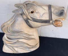19th Century Carousel Horse Head, by Gustav Dentzel