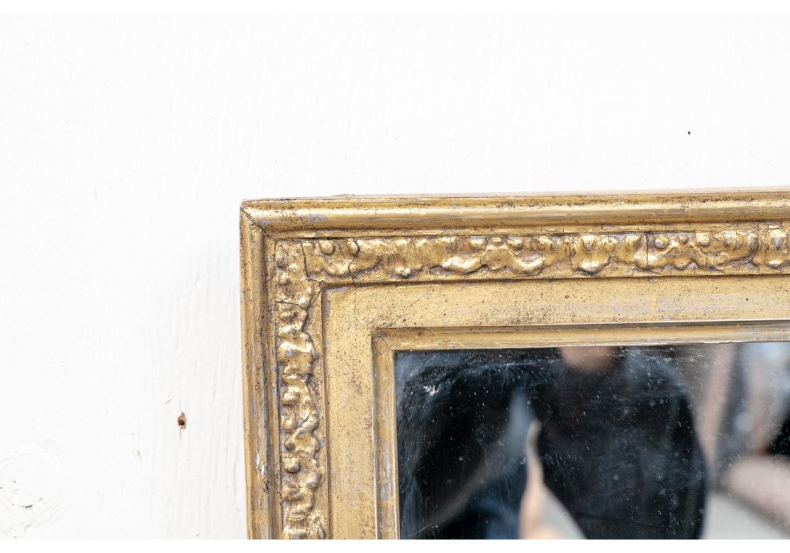 19th Century 19th C. Carved And Gilt Over- The- Mantel Mirror