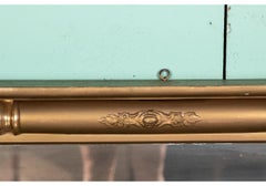 Espejo de sobremesa tallado y dorado del s. XIX