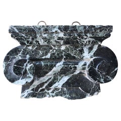 19th C Carved Green Marble Capital Decorative Architectural Elements Grand Tour 19th C Carved Green Marble Capital Decorative Architectural Elements Grand Tour