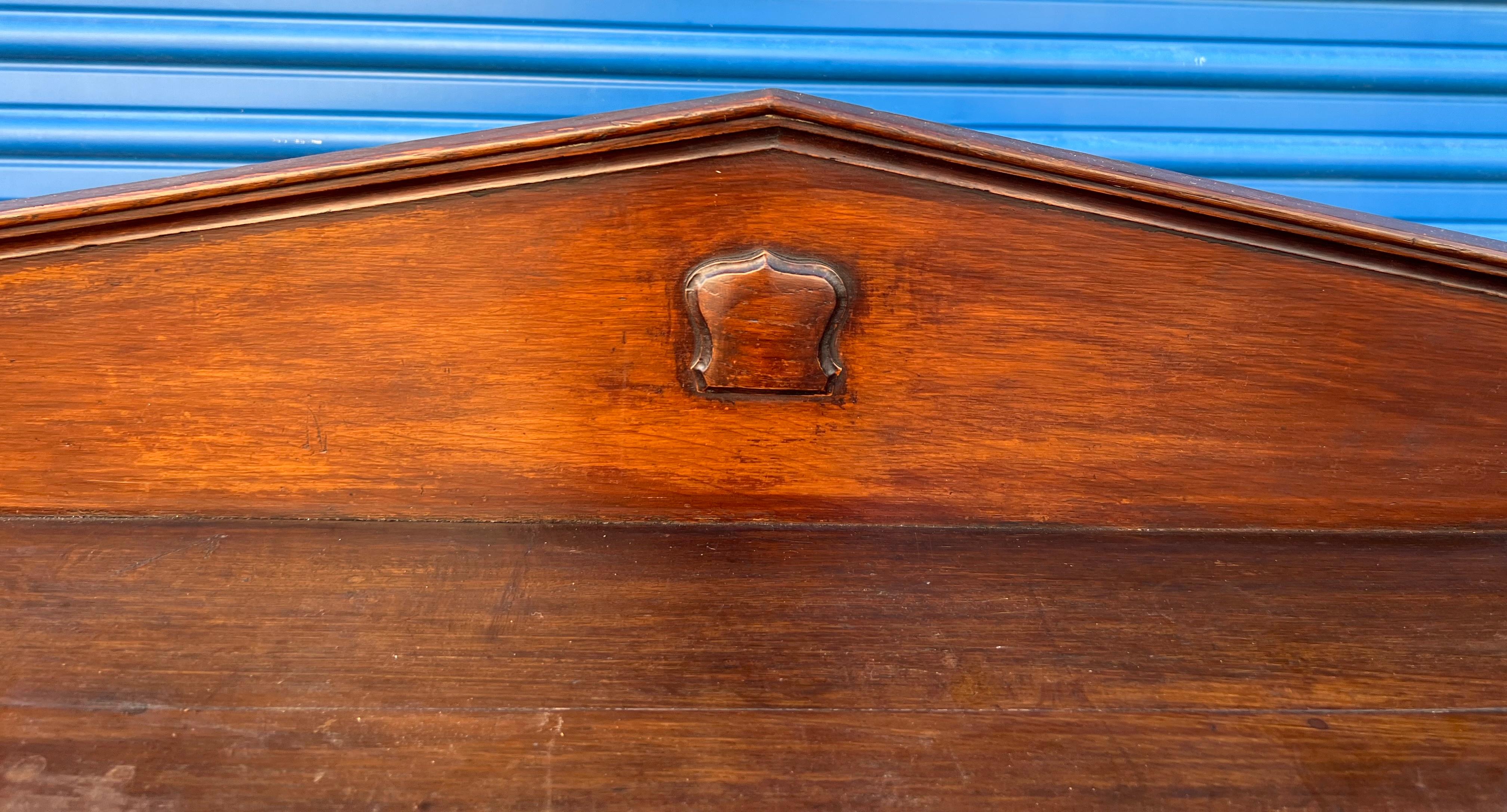 19th-C. Carved Walnut English Hunt Board / Console or Work Table / Desk 1