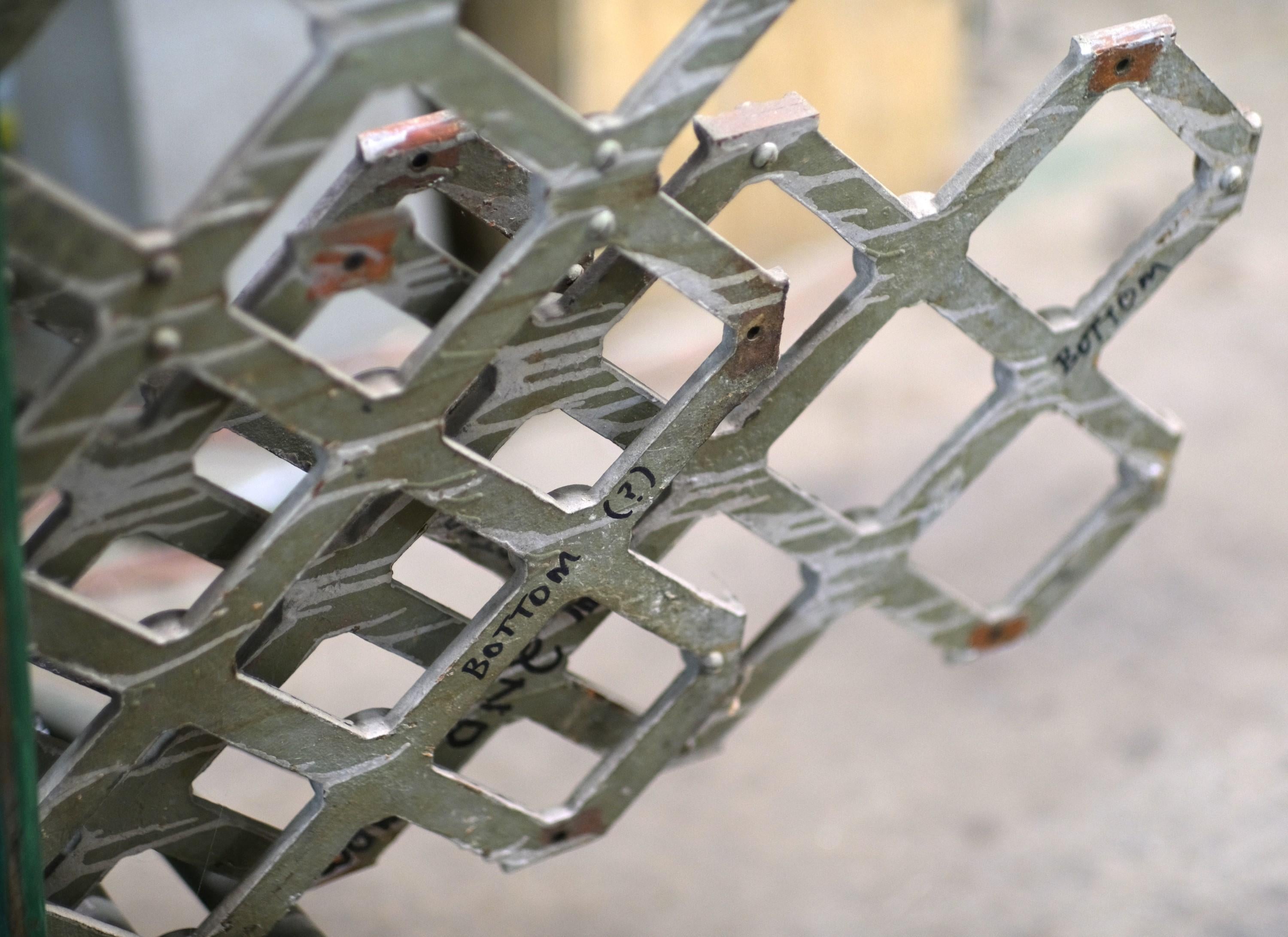 Cast Iron Floral Lattice Window Guard Steel Roman Arch Frame 132x94 7