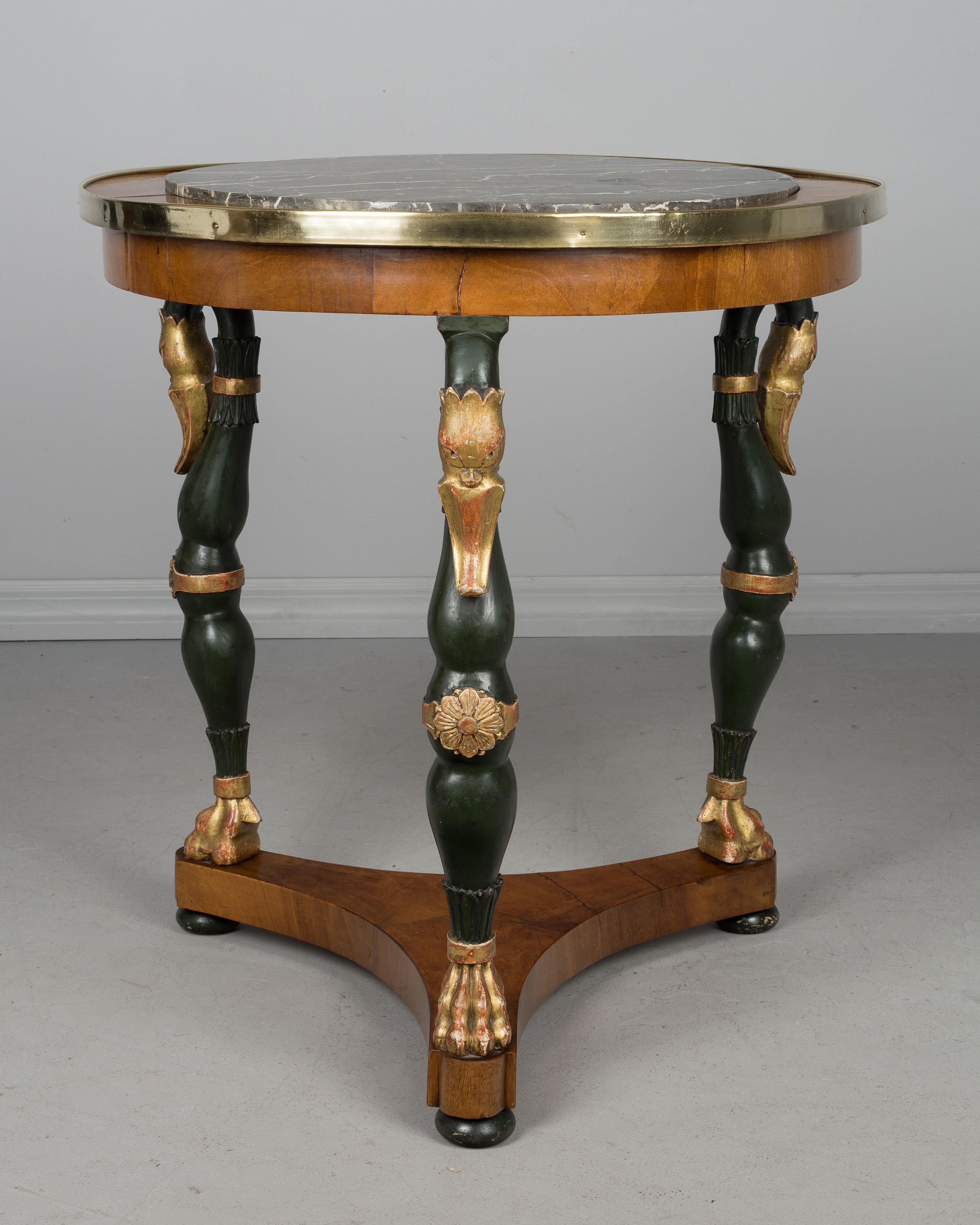 19th Century Charles X Walnut Guéridon or Centre Table For Sale 4