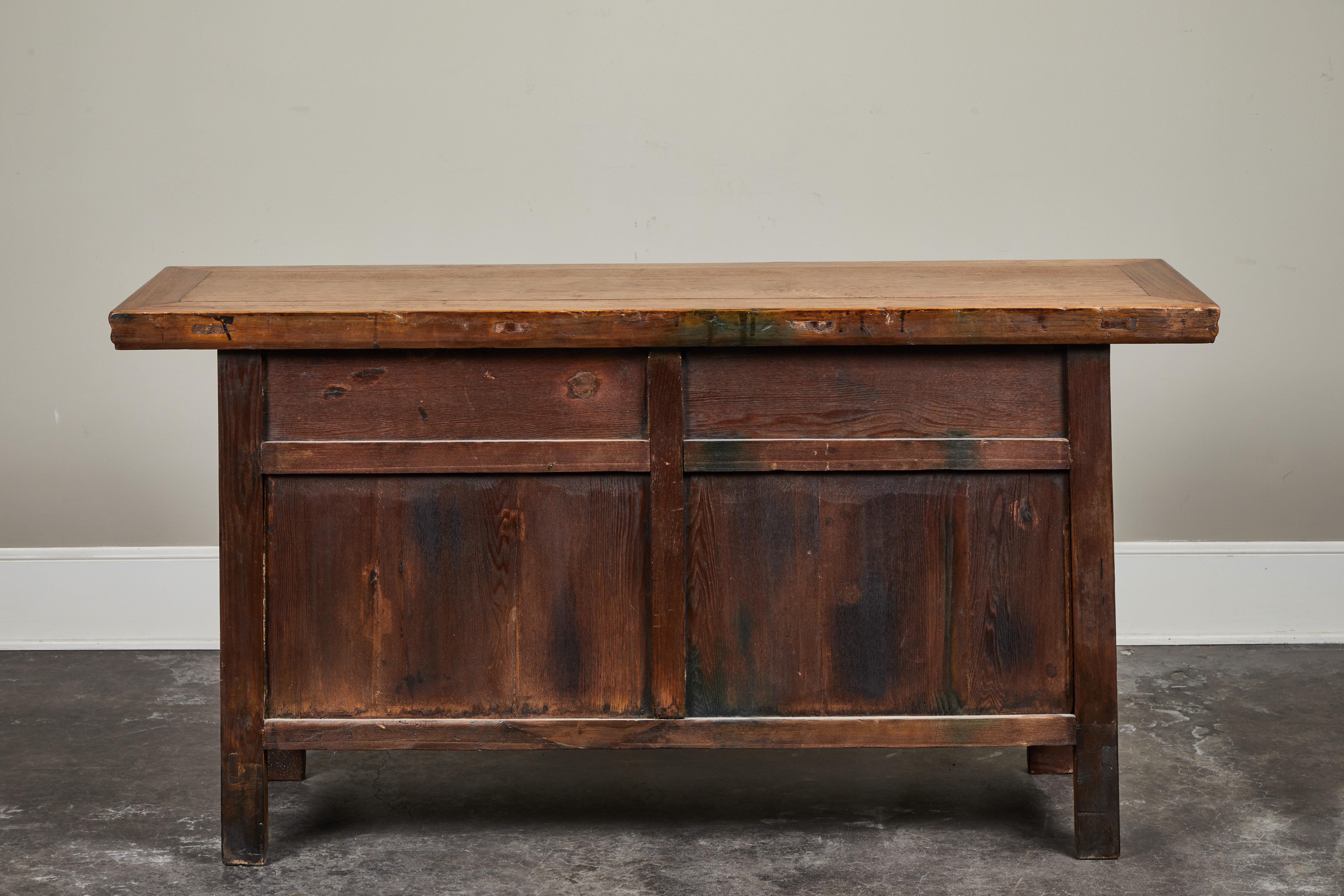 19th Century Chinese Elm Sideboard 3