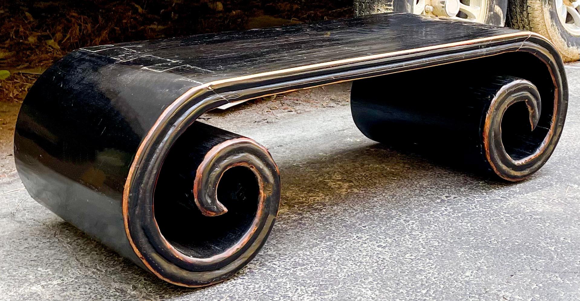 scroller ebony