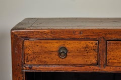 19th Century Chinese Four-Drawer Pine Sideboard