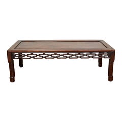 19th. C. Chinese Hardwood Low Coffee Table