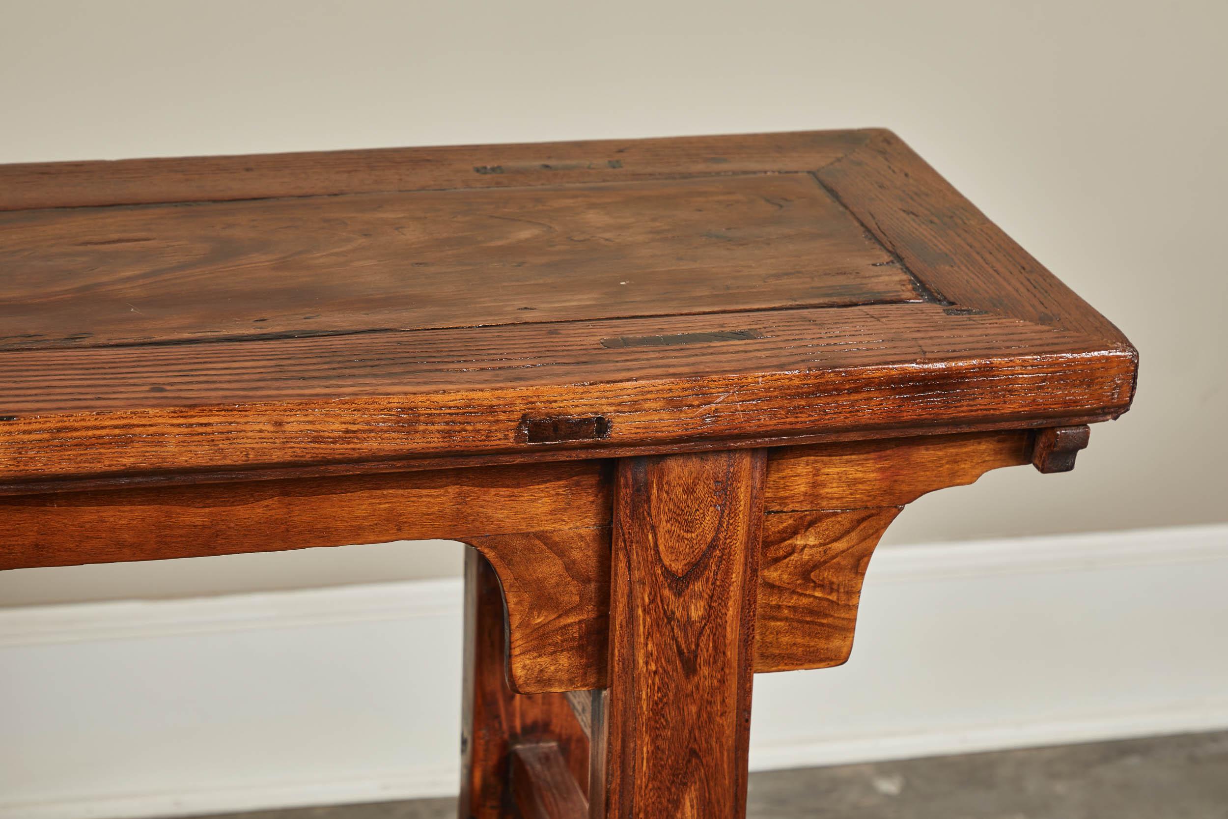 Chinese Export 19th Century Chinese Ming Style Altar Table For Sale