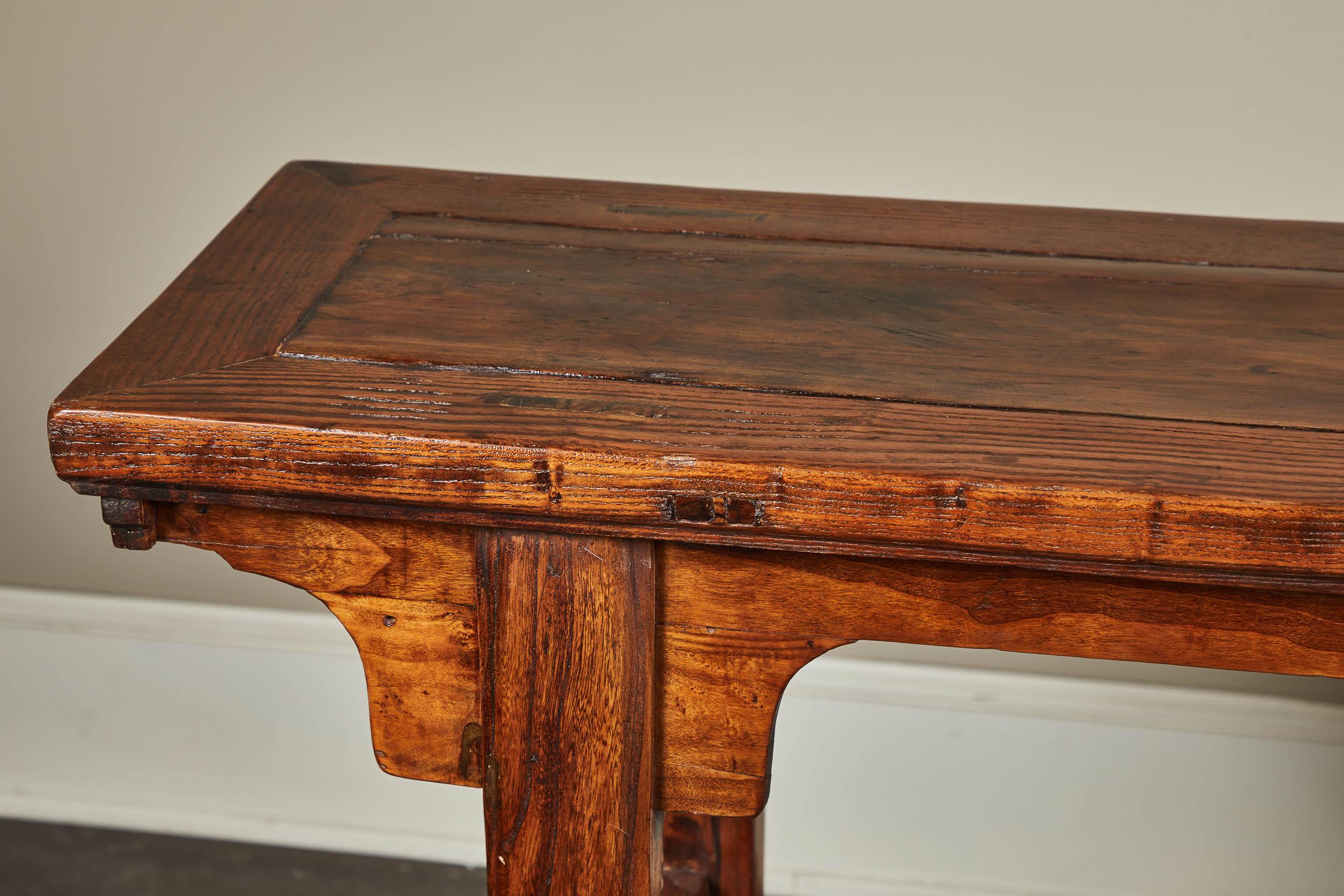 19th Century Chinese Ming Style Altar Table In Good Condition For Sale In Pasadena, CA
