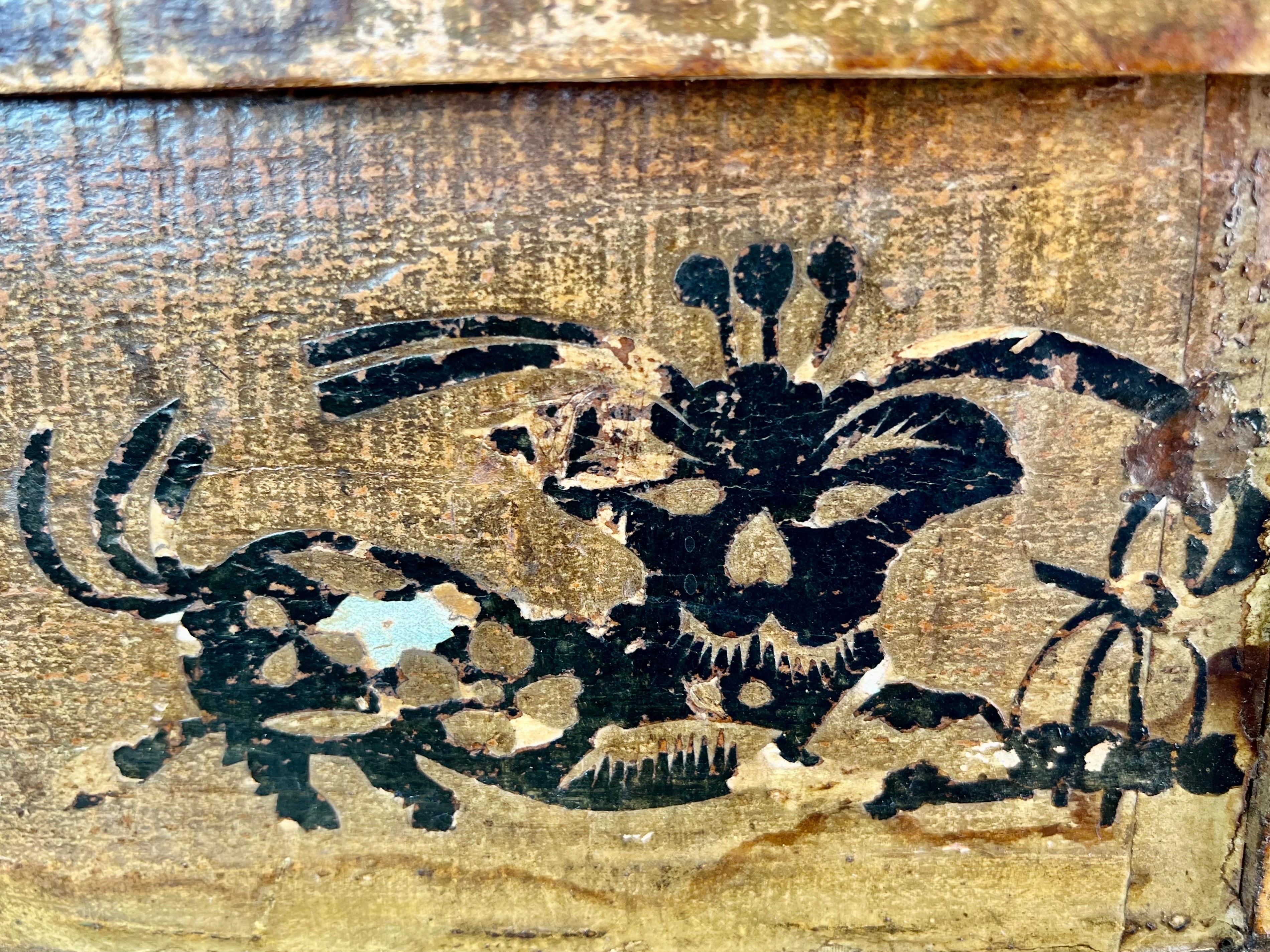 19th C. Chinese Paper Machiere Box For Sale 2