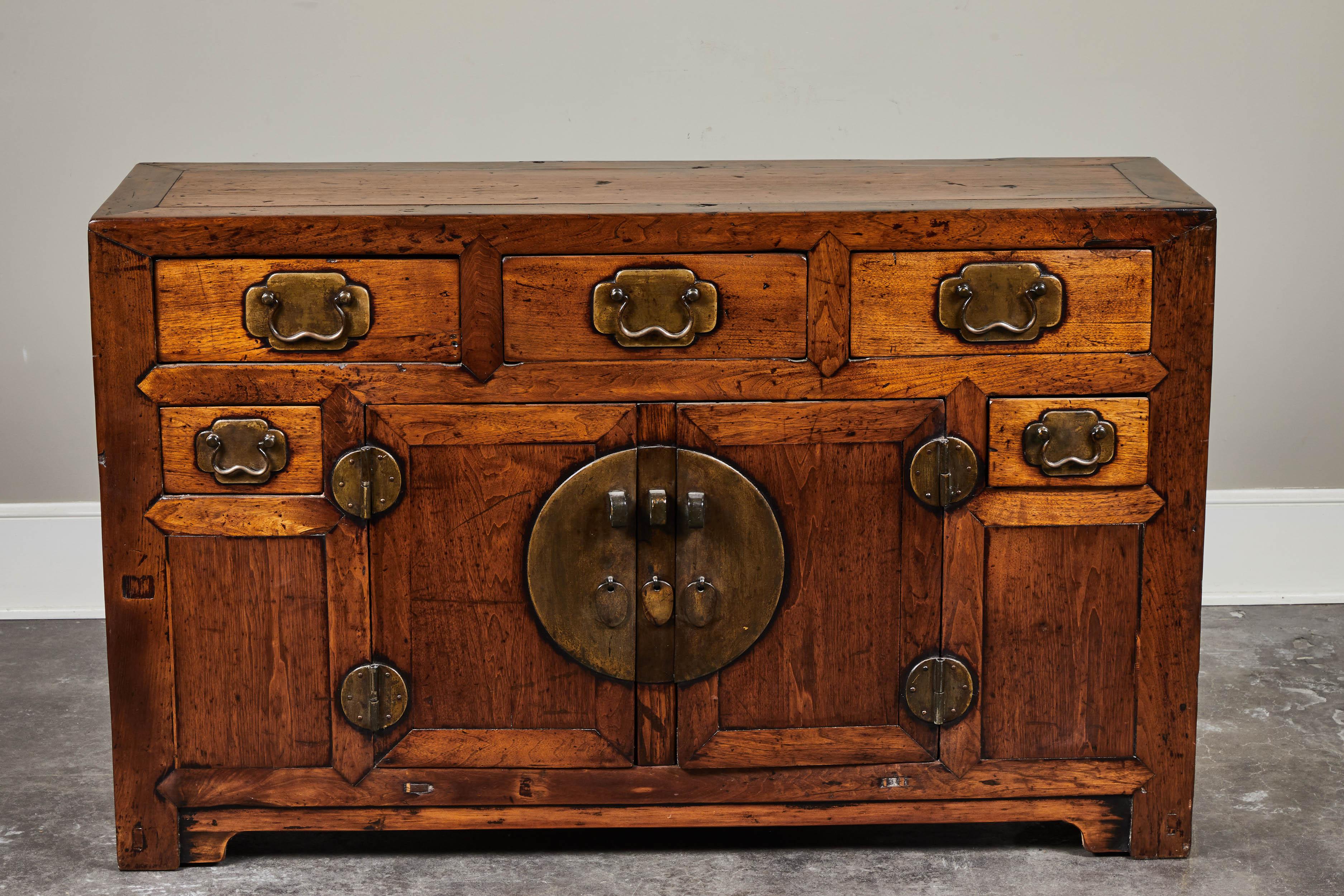 19th Century Chinese Poplar Sideboard 7