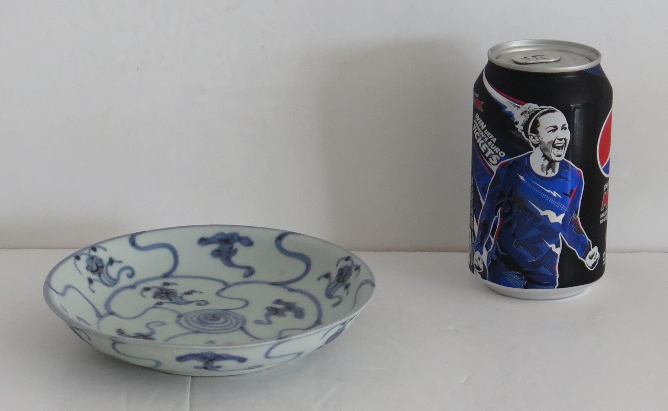19th C Chinese Porcelain Blue & White Saucer Bowl Tek Sing Shipwreck, Ca 1820 7