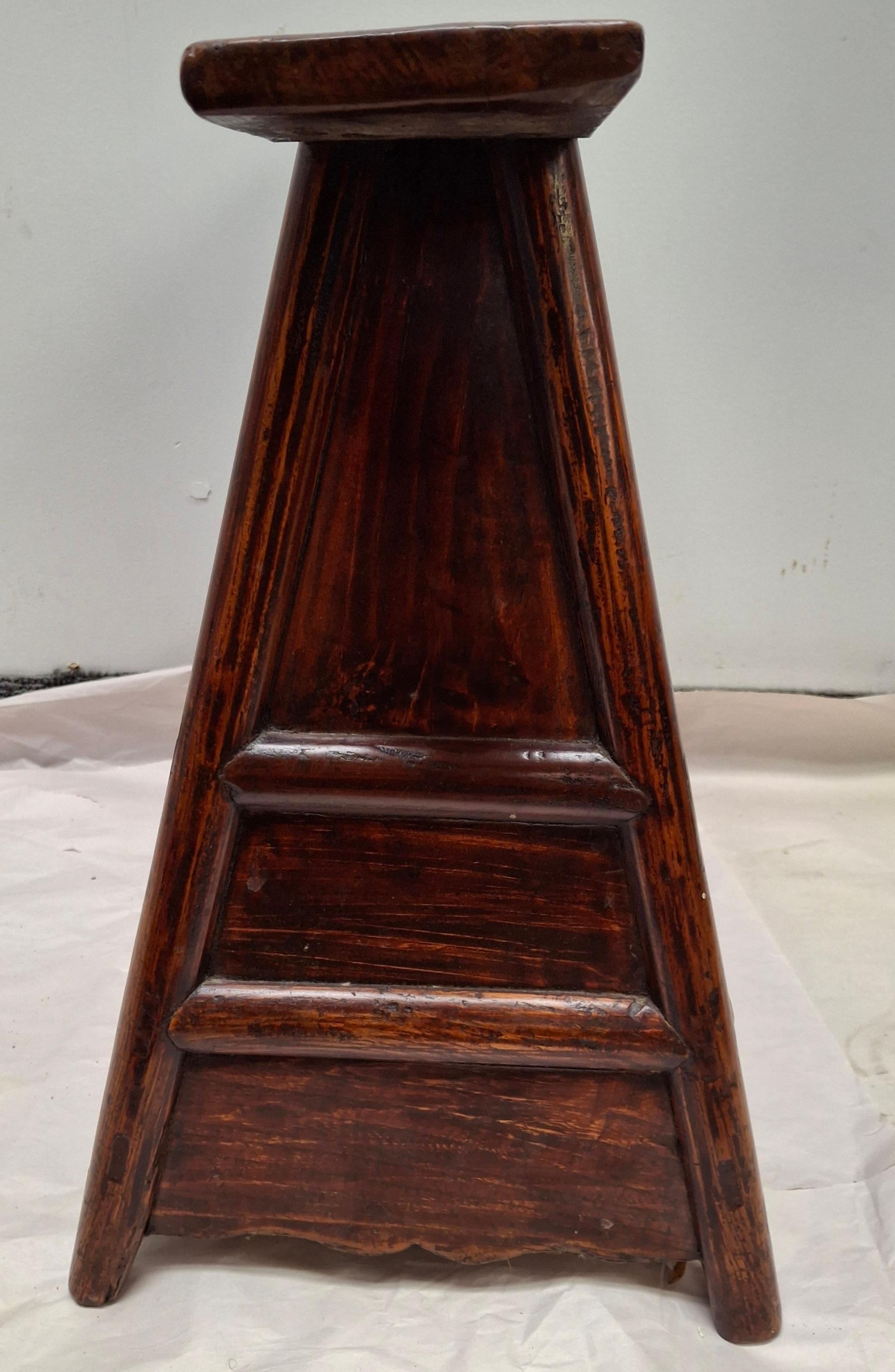 Chinesischer Barbierhocker/Bank im Qing-Stil aus dem 19. im Angebot 1