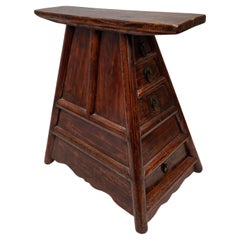 Banco/taburete de barbero chino estilo Qing del S. XIX
