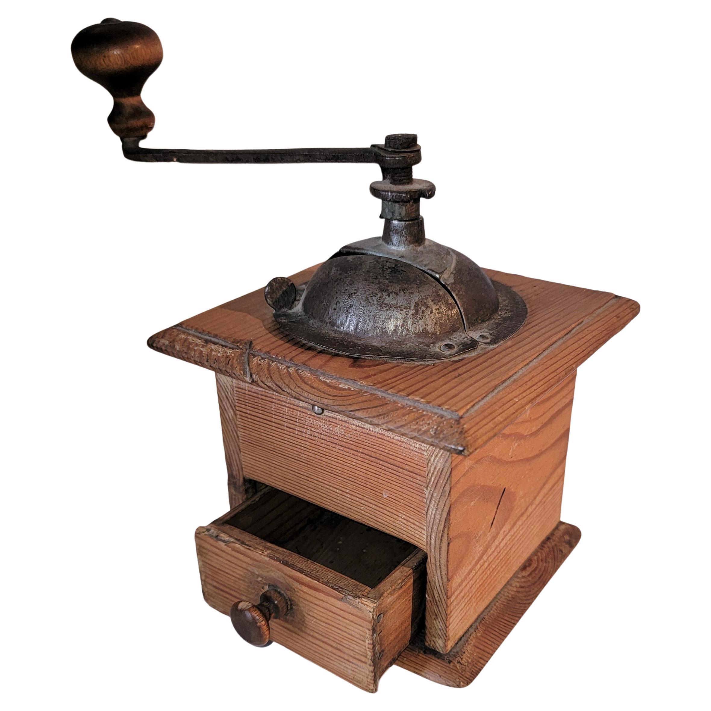 19th C Coffee Grinder. Grinder is in good working condition.