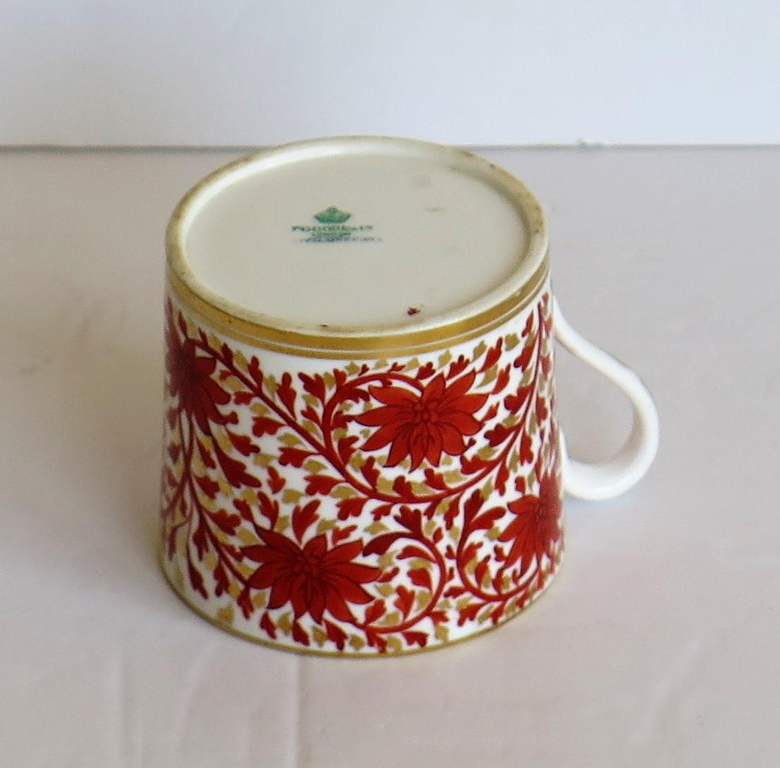 Copelands Porcelain Coffee Can Hand Painted and with T Goode of London Mark 4