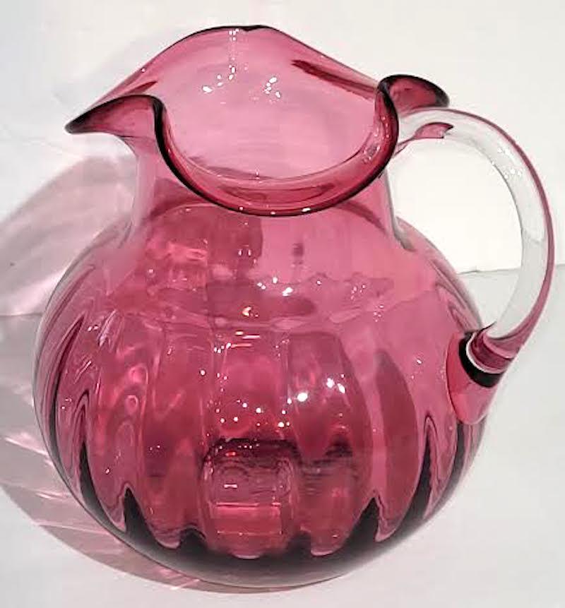 antique cranberry glass for sale