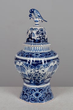 19th Century Delft Faience Ginger Jar