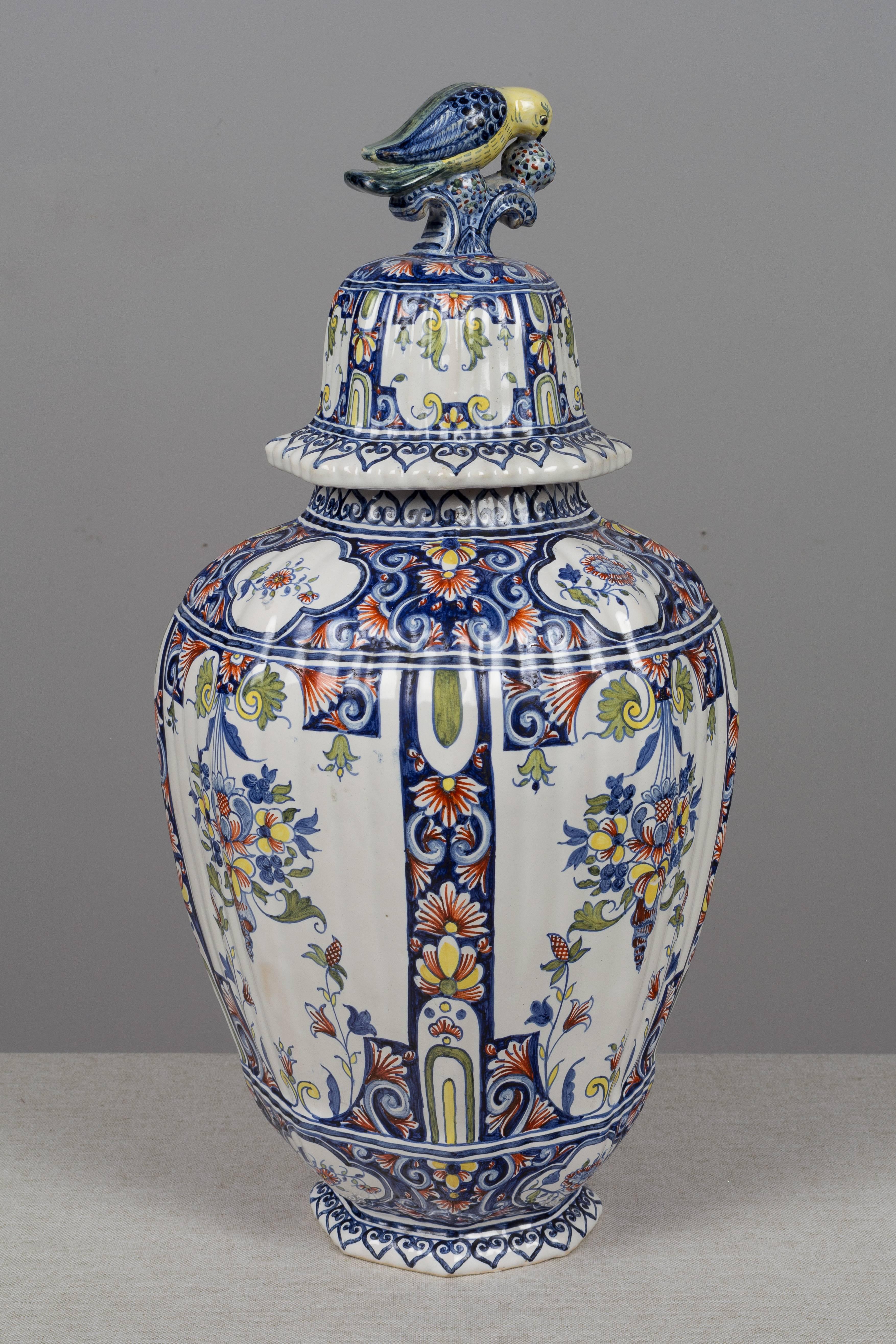 19th Century Delft Faience Ginger Jar 1