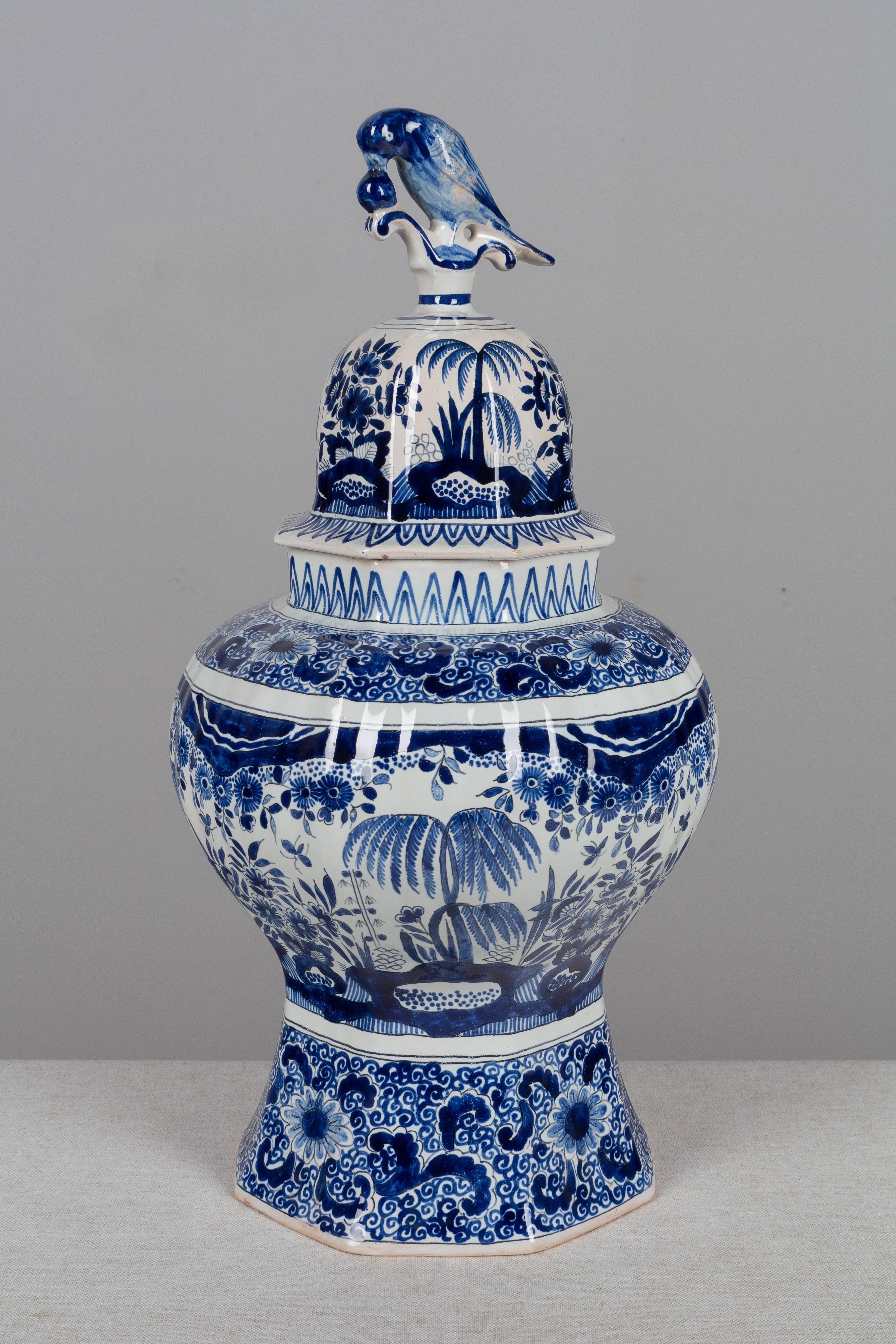 19th Century Delft Faience Ginger Jar 2