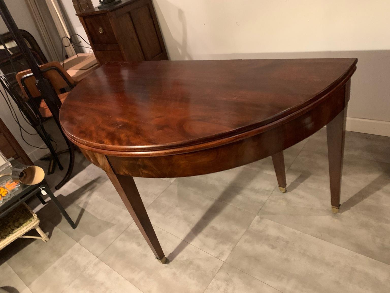 19th c. Demi-Lune Dining Room Table 3