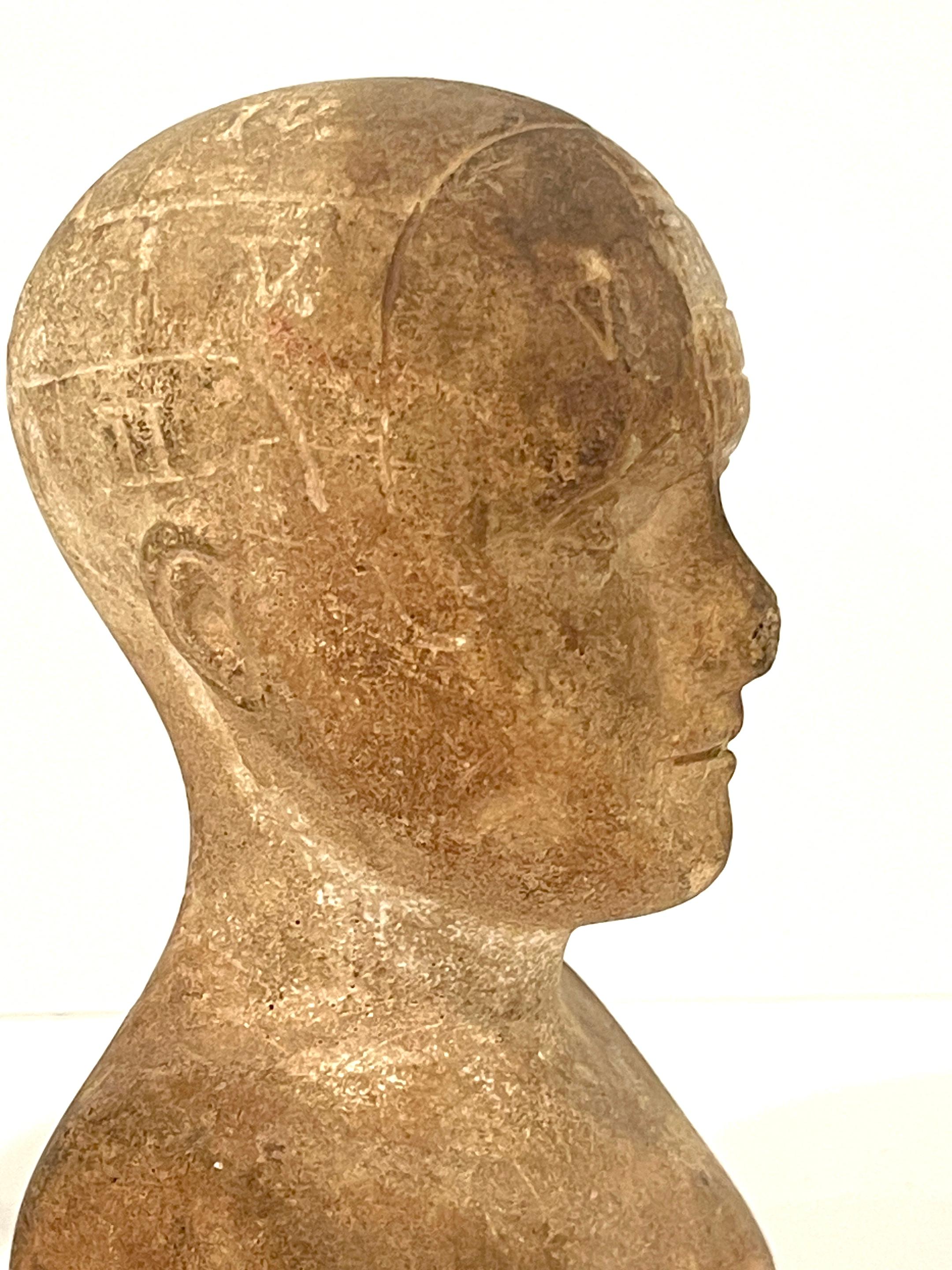 phrenology head antique