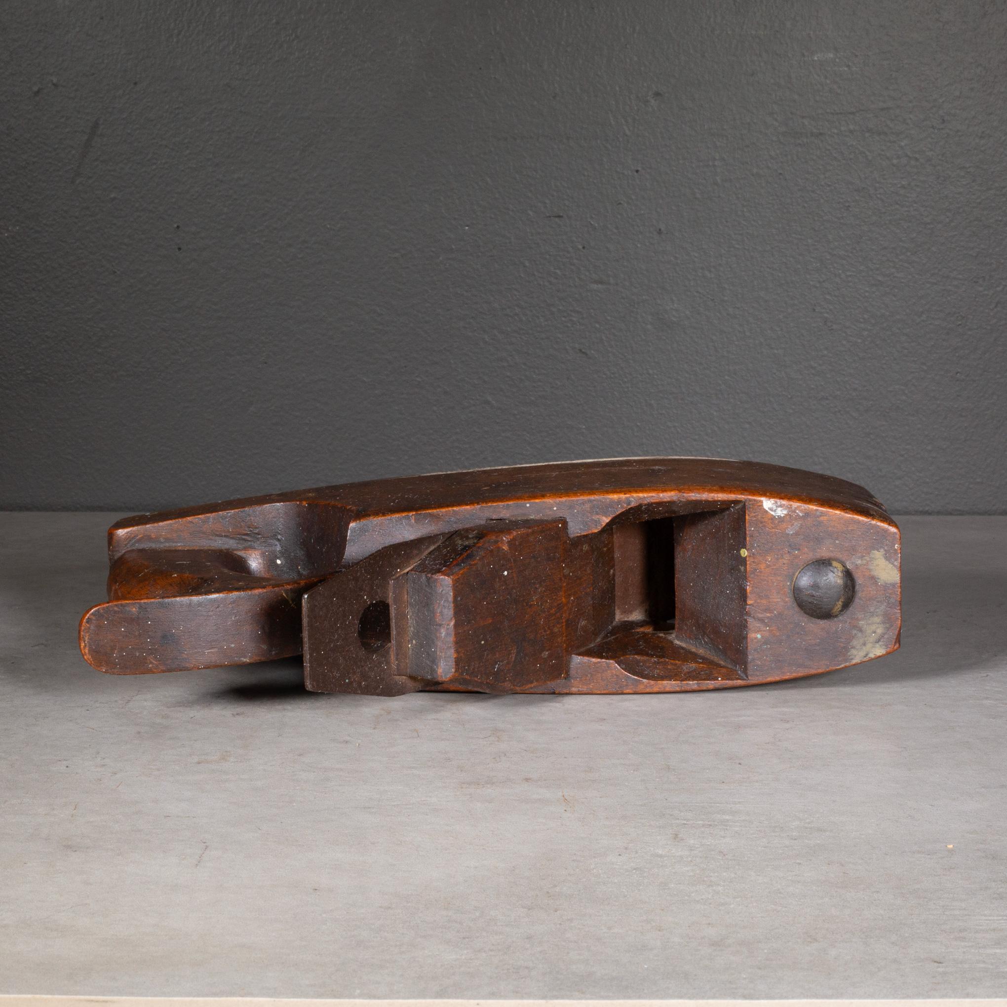 Industriel 19e s. D.R. Barton Smooth Coffin Plane c.1832 en vente