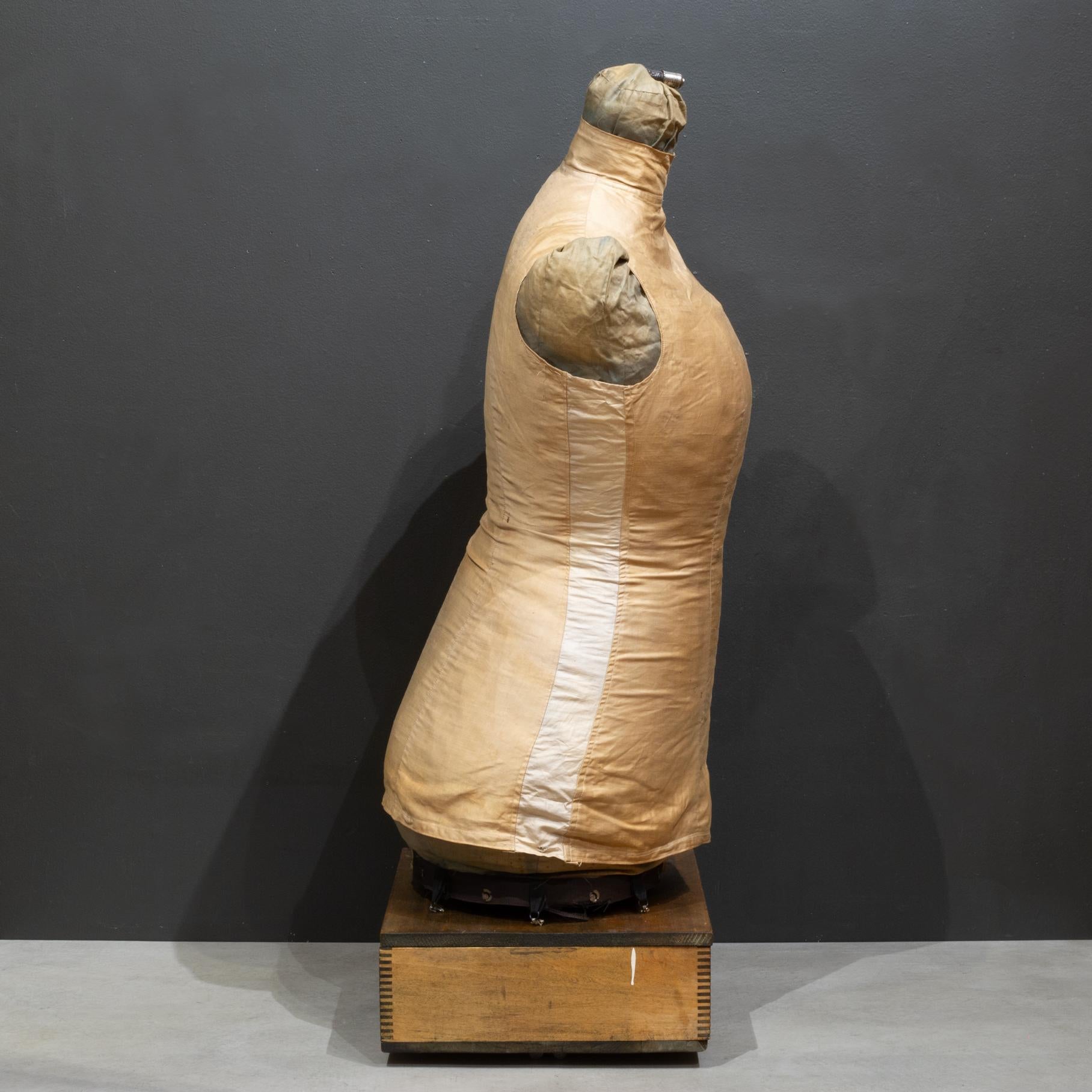 siglo XIX Maniquí hinchable de modista c.1895 Victoriano en venta