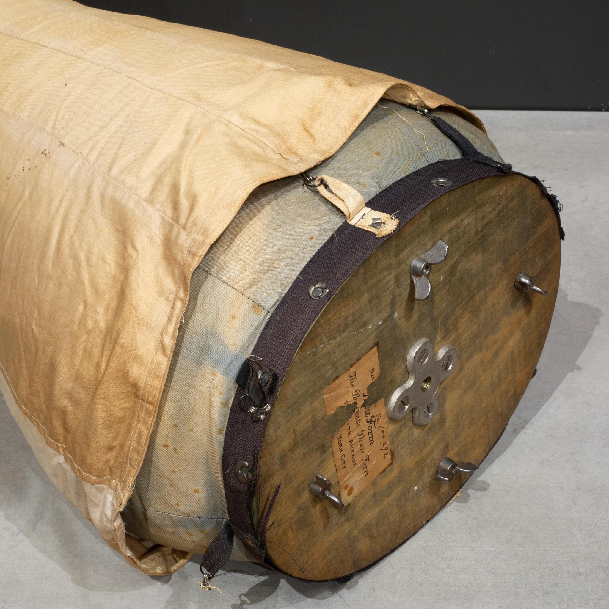 siglo XIX Maniquí hinchable de modista c.1895 en venta 2
