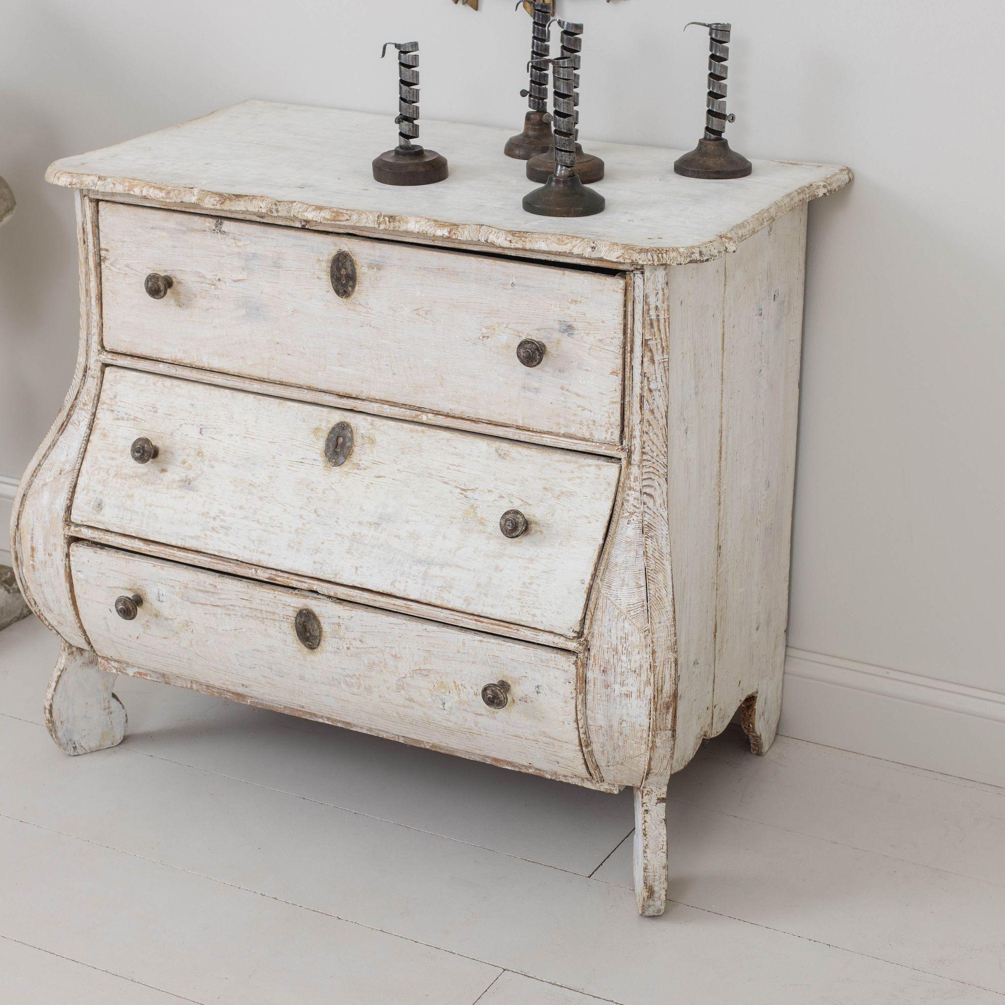 Rococo 19th c. Dutch Painted Commode For Sale