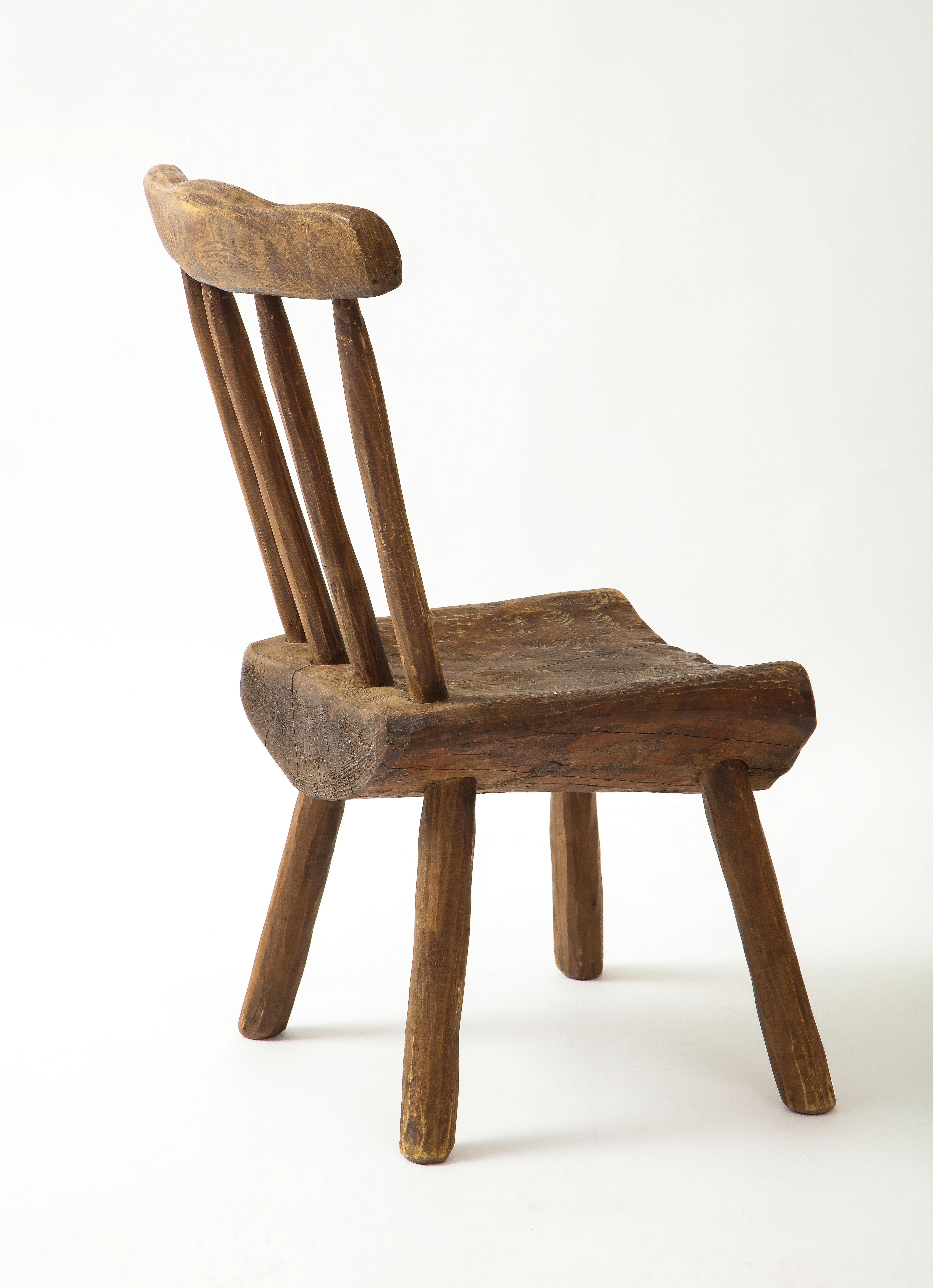 19th C./Early 20th C. French Folk Art Chair 2