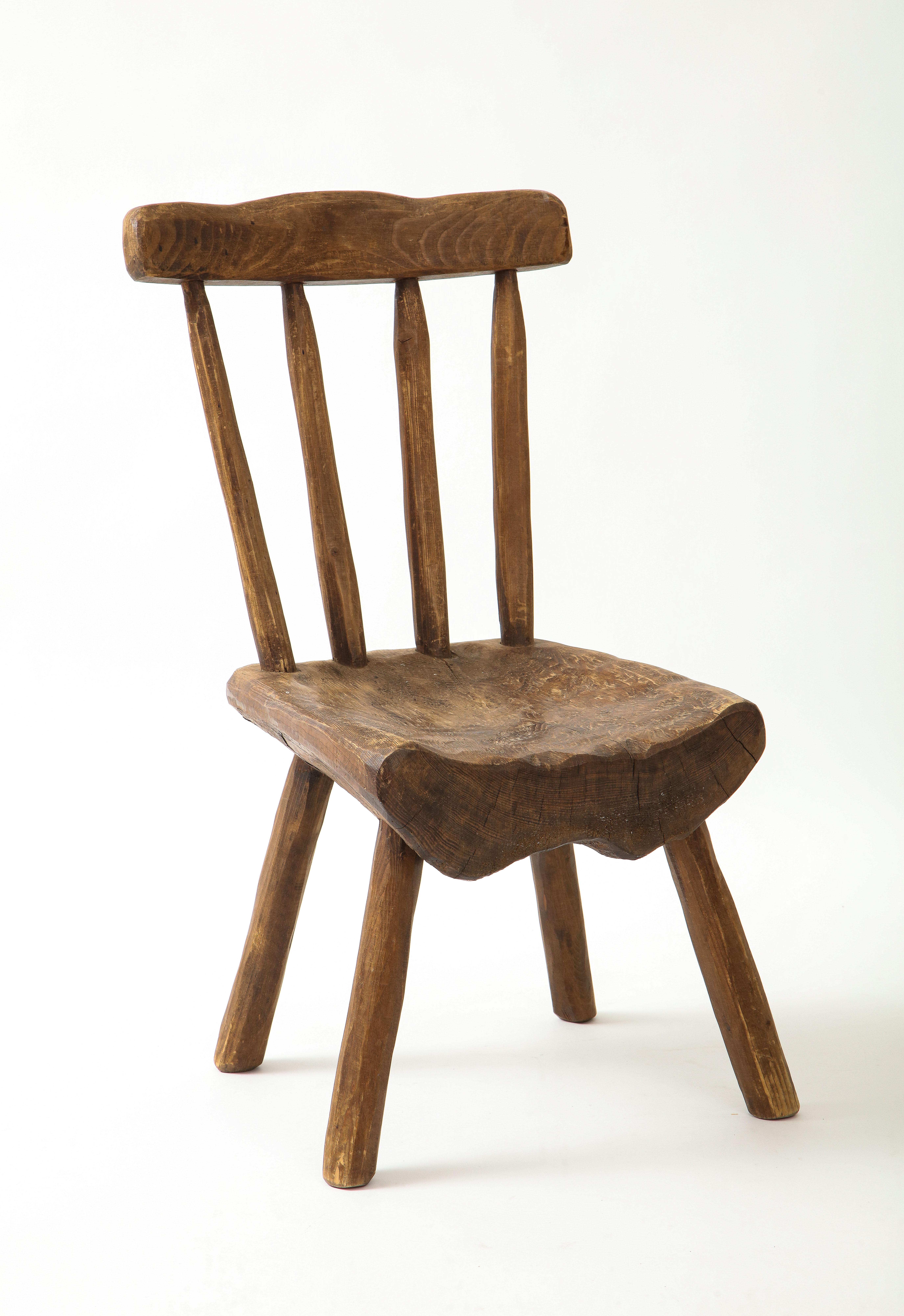 19th C./Early 20th C. French Folk Art Chair 3