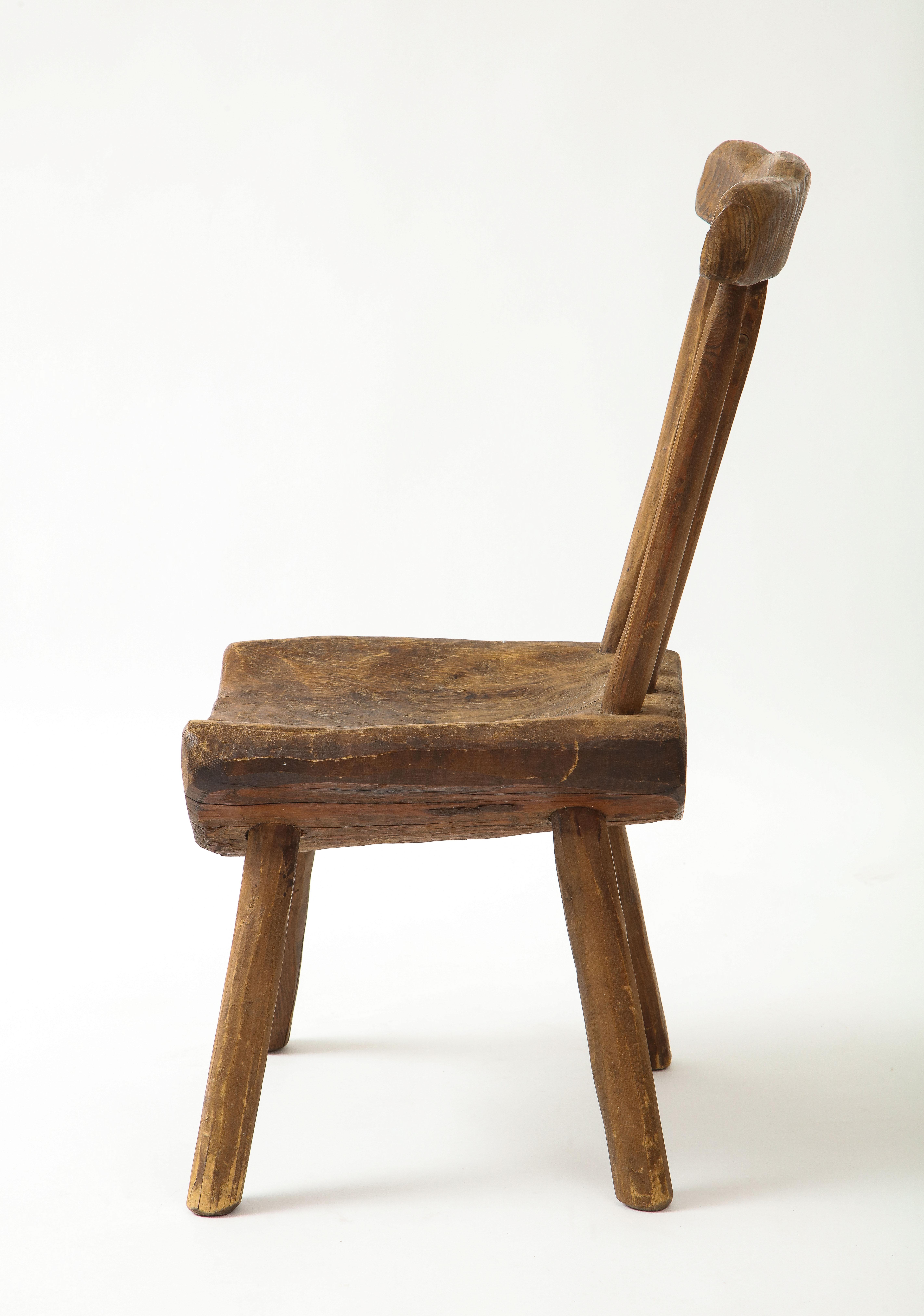 19th Century 19th C./Early 20th C. French Folk Art Chair