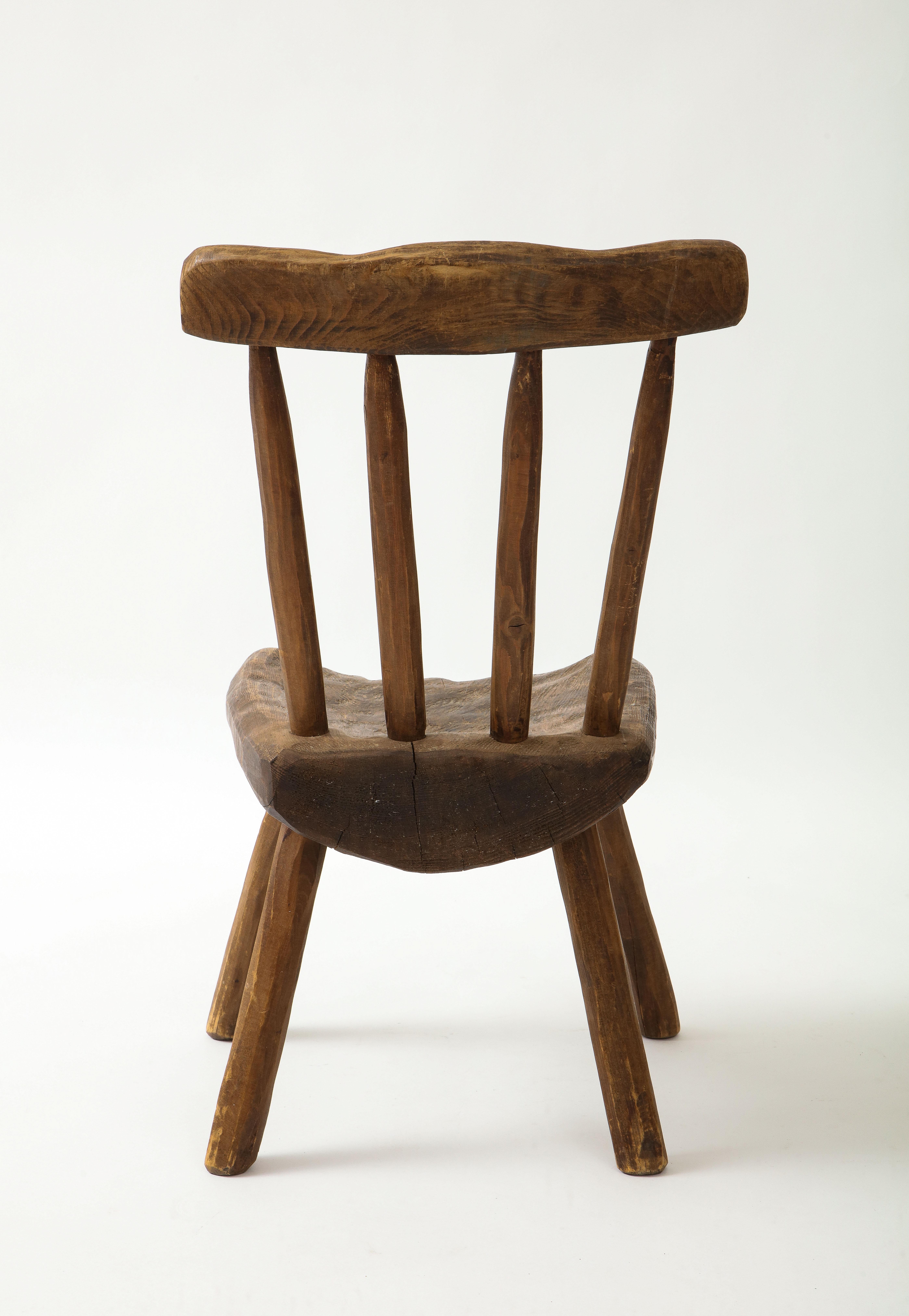 19th C./Early 20th C. French Folk Art Chair 1