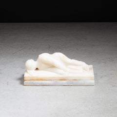 Souvenir delle Catacombe di Santa Cecilia, in alabastro/marmo italiano, XIX secolo/primi del XX secolo