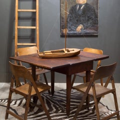 19th C./Early 20th C. Rustic Drop Leaf Dining Table / Console, C.1880-1920