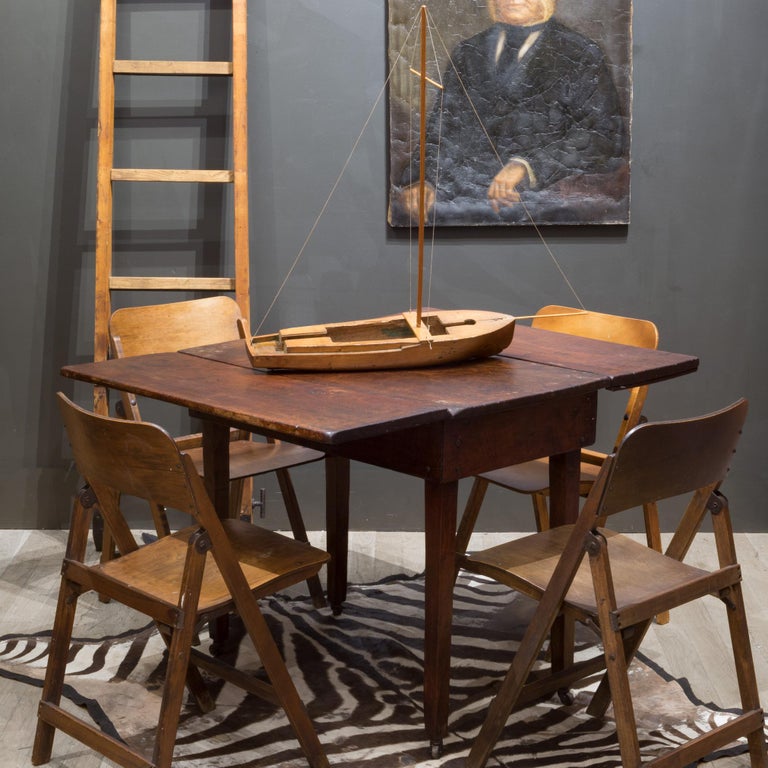19th C./Early 20th C. Rustic Drop Leaf Dining Table / Console, C.1880