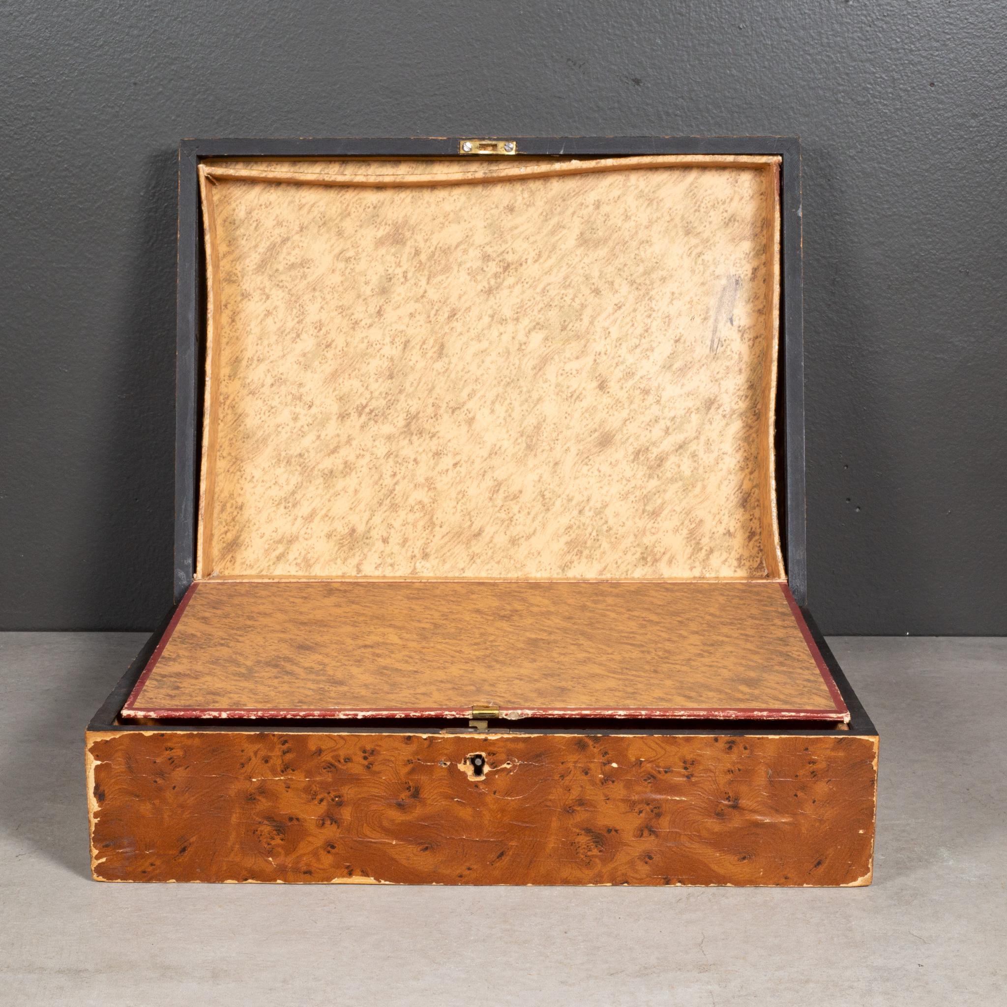 Victorian 19th c. Embossed and Gilded Lap Desk For Sale